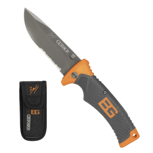 Нож Gerber Bear Grylls Folding Sheath Knife, блистер, (1013939), 31-000752 фото 2